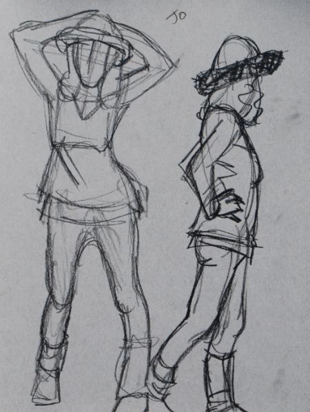 Jo, Standing Gestures