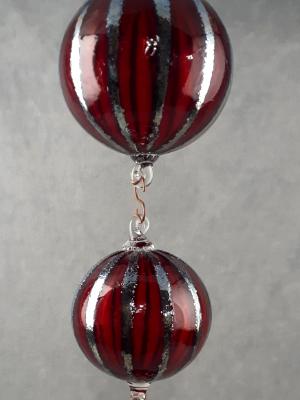 #12072407 three hanging balls LG-6'', Med-5'', Sm-3.5'' total length 22'' $180.00 #12072407 three hanging balls LG-6'', Med-5'', Sm-3.5'' total length 22'' $180.00