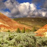 Stormy Painted Hills