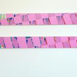 Purple Grid in Two Stripes