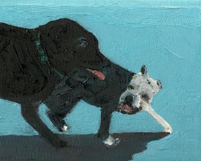 "Gossip" Oil/canvas 8"x10" 2012 