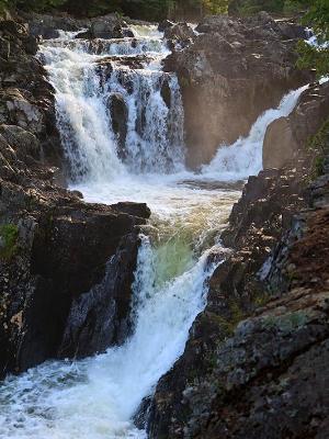 Rapids at Upper Split Rock Falls Rapids at Upper Split Rock Falls