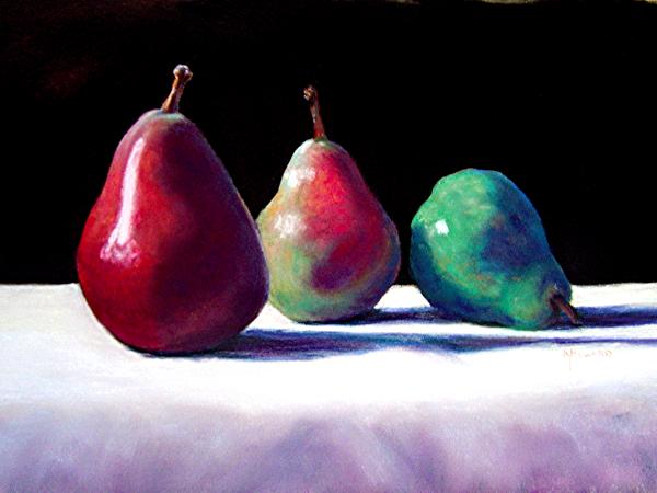 Papa, Mama and Baby Pear