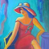 LADY IN RED - SOLD