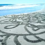Large scale sand mandala 
