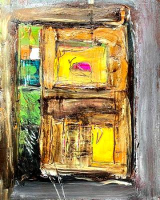 Doorways-Yellow and Pink Doorways-Yellow and Pink