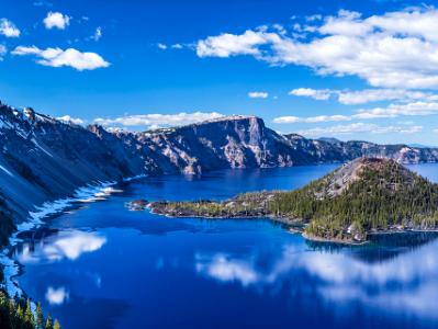 Crater Lake Blue Depths (click for full width) Crater Lake Blue Depths (click for full width)