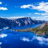 Crater Lake Blue Depths (click for full width)