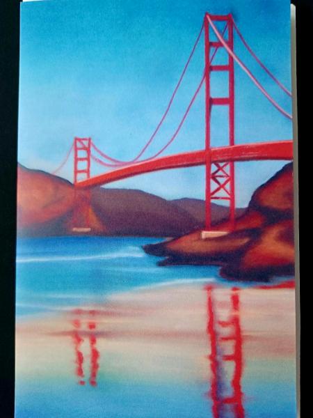 "Reflections on the Golden Gate" Card