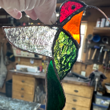 Stained glass Hummingbird 