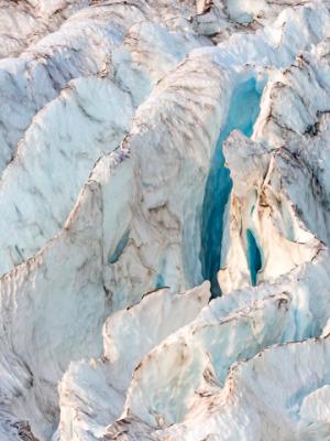 Coleman Glacier Blue Crevasse Coleman Glacier Blue Crevasse