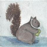 squirrel w ipod shuffle