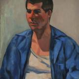 Young Man in Blue