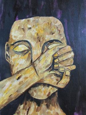 #60) Trapped in the land without color, forgotten gods practice their poses, readying themselves for restoration. #60) Trapped in the land without color, forgotten gods practice their poses, readying themselves for restoration.