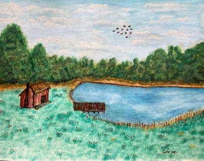 Fishing cabin