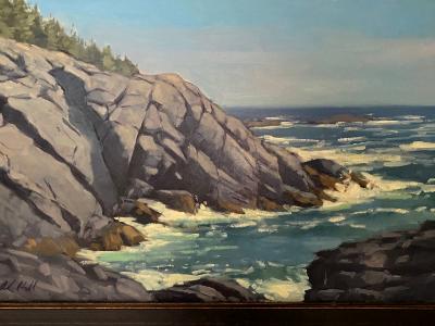 Christmas Cove 20x30" oil Christmas Cove 20x30" oil
