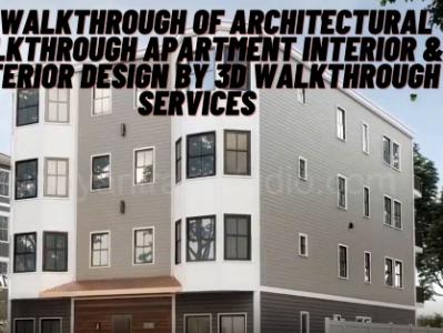 3d walkthrough of architectural walkthrough Apartment Interior & Exterior design by 3d walkthrough services, San Francisco, Cali