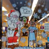 Pharmacy deer and Santa