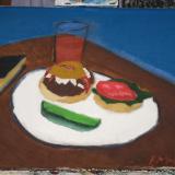 Bacon Blues Burger (for a)