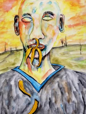 After viewing the Dorothea Tanning exhibit at the Tate Modern, he developed a hankering for "the most aggressive of flowers" After viewing the Dorothea Tanning exhibit at the Tate Modern, he developed a hankering for "the most aggressive of flowers"