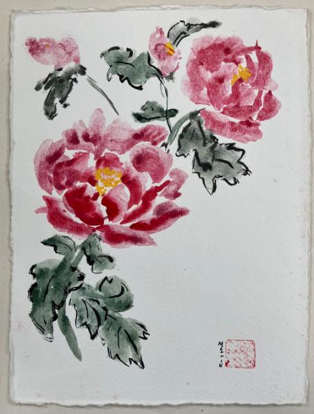 Peony  on Nujabi paper (small)