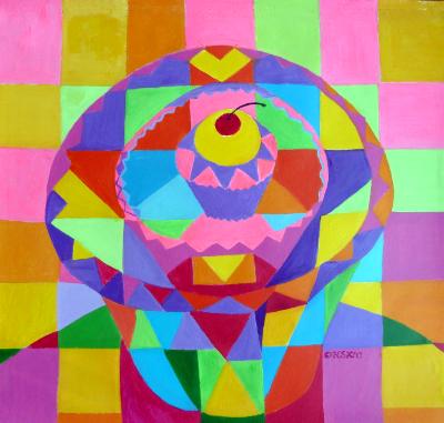 Kaleidoscopic Cupcake Kaleidoscopic Cupcake