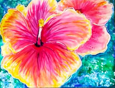 Vibrant Hibiscus