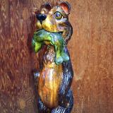 Bear with Trout  $295.00 9"X33"