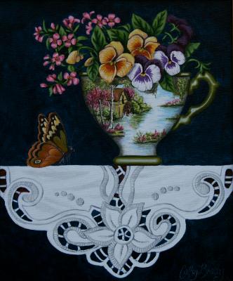The Old Mill Teacup SOLD