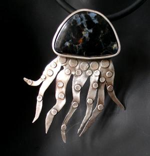 Jellyfish Octopus Pendant