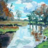 Autumn on the river Otter, Ottery St Mary