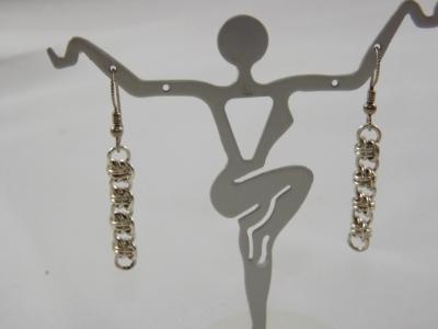 E-59 Sterling Silver Chain Earrings