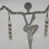 E-59 Sterling Silver Chain Earrings