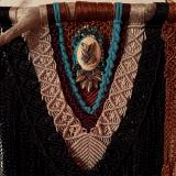 SOLD  Black/brown Macrame