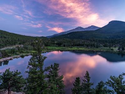 Lily Lake Soft Sunset Reflections Lily Lake Soft Sunset Reflections