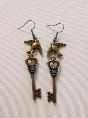 Flying Key earrings Flying Key earrings