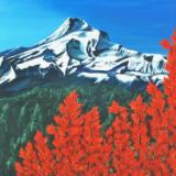 RED MAPLE AT MT HOOD