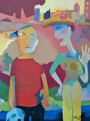 Difficult People 30"x40" (sold) Difficult People 30"x40" (sold)