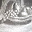 Still Life of Fruit - Charcoal