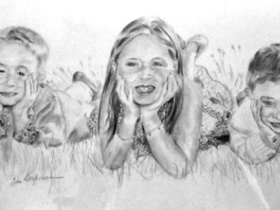Trio In Grass Trio In Grass