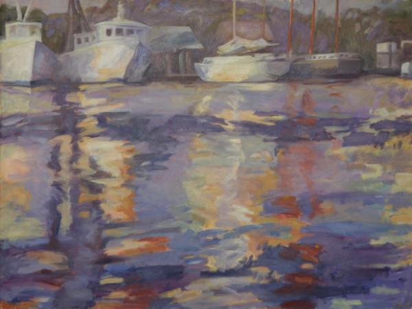 Boat Shadows 36" x 48"