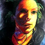 Foiling Shadows - Self Portrait Concentration