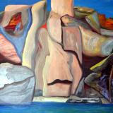 100 Island Rockface impressions
