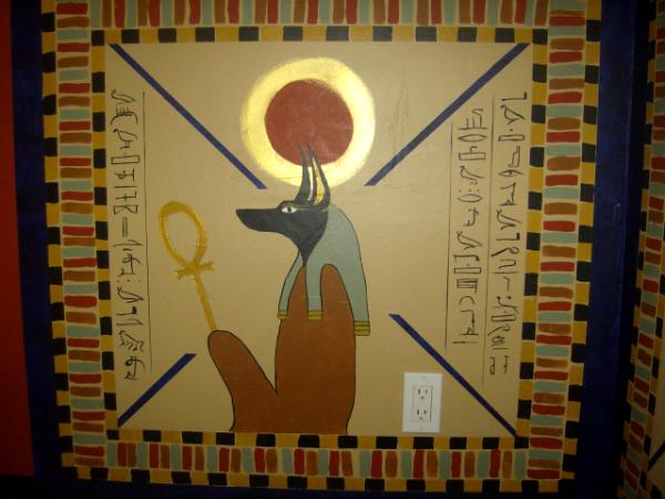 Egyptian Office Mural