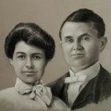 Cora and Charles Richard Teeter circa 1925