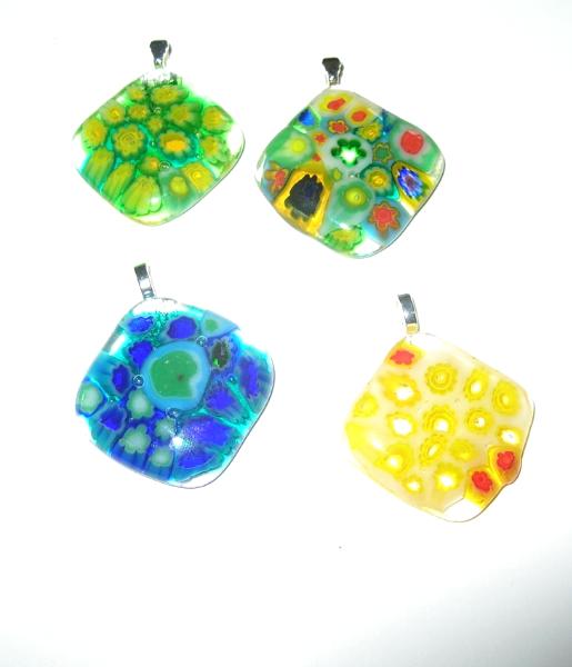 Millefiore Pendants