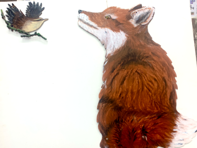 Wren and Fox Wren and Fox