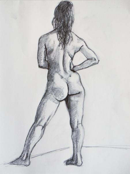 Standing Female Nude