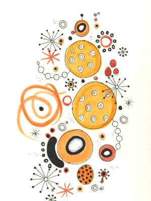 Orange burst Orange burst