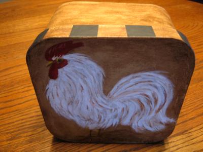 Primitive Rooster Box Primitive Rooster Box
